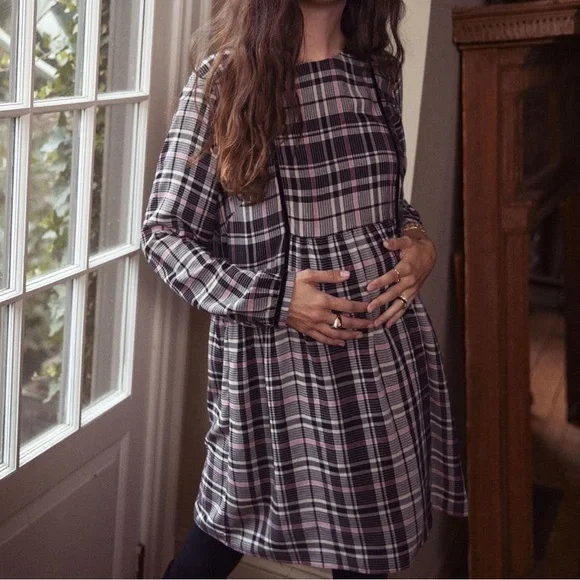 Hatch | Dresses | Hatch The Esme Plaid Striped Long Sleeve Maternity Dress | Poshmark Hatch | Dresses | Hatch The Esme Plaid Striped Long Sleeve Maternity Dress | Poshmark